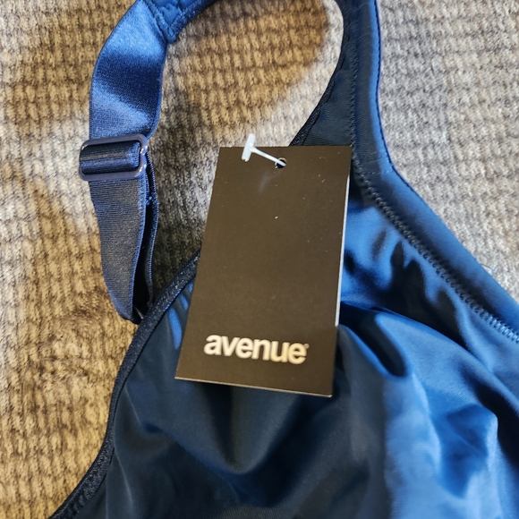 Avenue Bra, Lightly lined, Underwire, Sz 48D, Dark Teal (Poseidon) NWT, - Picture 2 of 6